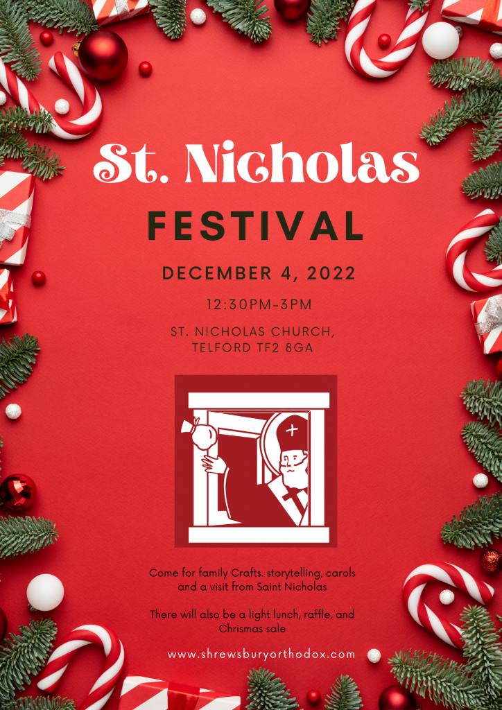 Saint Nicholas Festival • 4 December 2022 Church of the 318 Holy Fathers